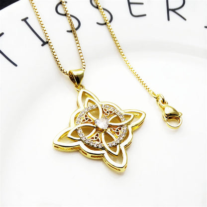 🔮 Celtycki wisior „Węzeł Wiedźmy” (unisex) – amulet chroniący przed negatywną energią; prosty i elegancki, idealny do noszenia na co dzień 🖤✨