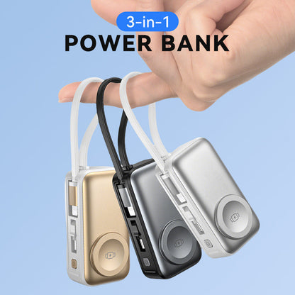 📱TERAZ 50% ZNIŻKI! 🔋Magnetyczny bezprzewodowy power bank 3 w 1
