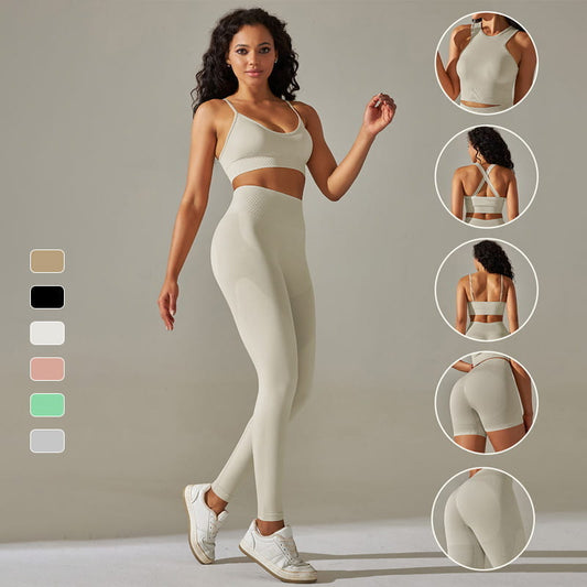 Einfarbige stylische Workout-Kleidung für Frauen (separat erhältlich)