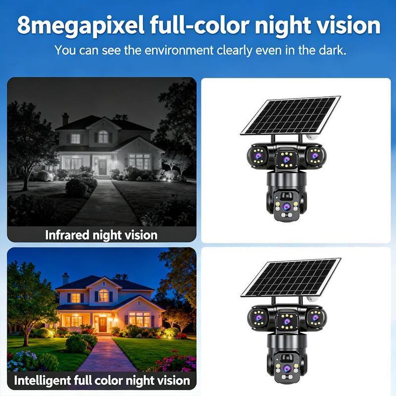 ⏳ Oferta limitowana ⏰ Kamera bezpieczeństwa Wi-Fi na zewnątrz – 6K, 9 MP, 10-krotny zoom, 3 obiektywy, 360° PTZ | IP66, kolorowy noktowizor, dwukierunkowe audio, śledzenie ruchu.