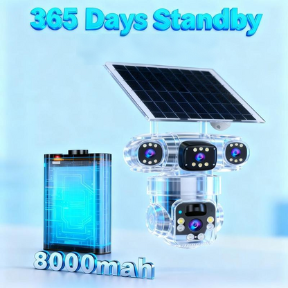 ⏳ Oferta limitowana ⏰ Kamera bezpieczeństwa Wi-Fi na zewnątrz – 6K, 9 MP, 10-krotny zoom, 3 obiektywy, 360° PTZ | IP66, kolorowy noktowizor, dwukierunkowe audio, śledzenie ruchu.