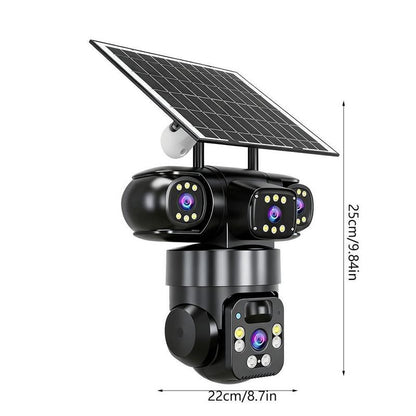 ⏳ Oferta limitowana ⏰ Kamera bezpieczeństwa Wi-Fi na zewnątrz – 6K, 9 MP, 10-krotny zoom, 3 obiektywy, 360° PTZ | IP66, kolorowy noktowizor, dwukierunkowe audio, śledzenie ruchu.