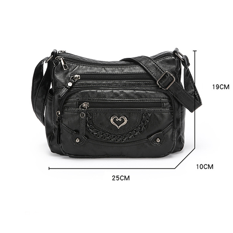 💐 50% zniżki! Miękka damska torebka na ramię z PU 👜🔑