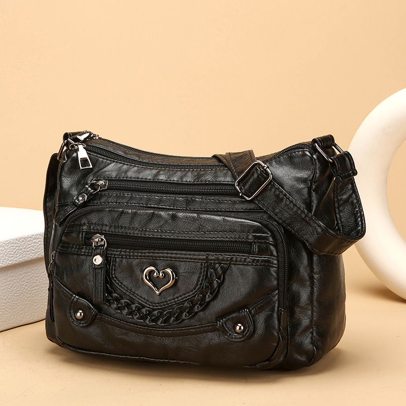 💐 50% zniżki! Miękka damska torebka na ramię z PU 👜🔑