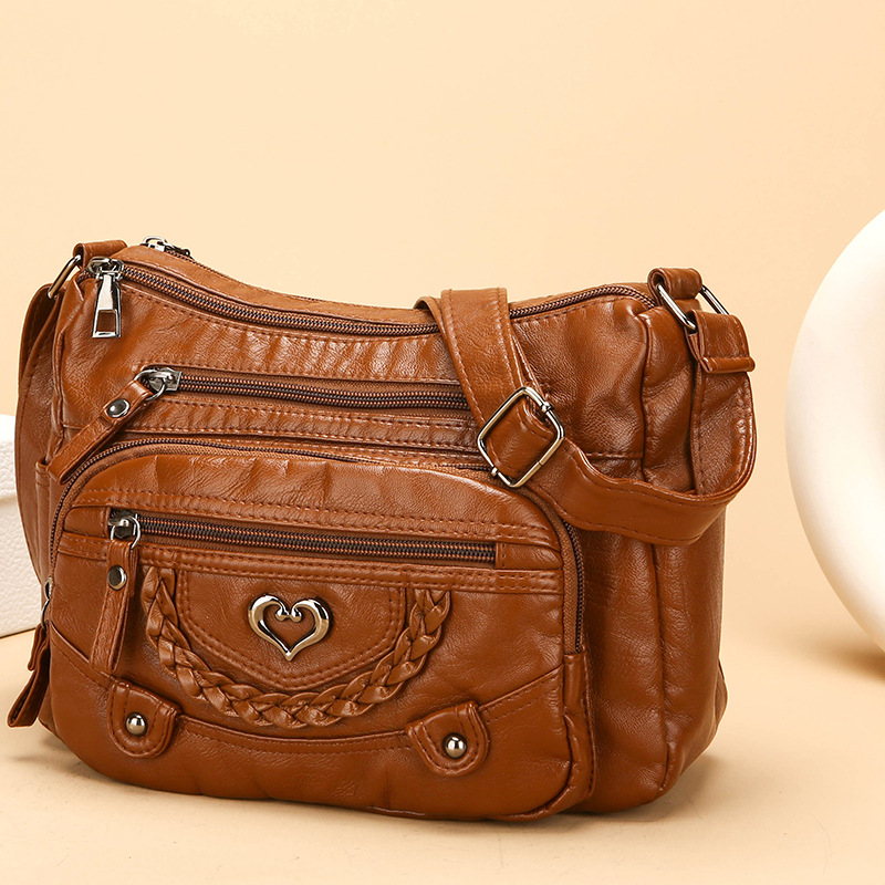 💐 50% zniżki! Miękka damska torebka na ramię z PU 👜🔑