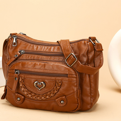 💐 50% zniżki! Miękka damska torebka na ramię z PU 👜🔑