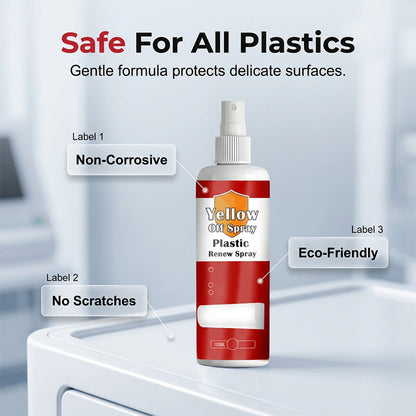 📺【2+1 gratis】Najpopularniejsze w 2026 rokuPlastic Renew – spray do czyszczenia usuwający żółknięcie