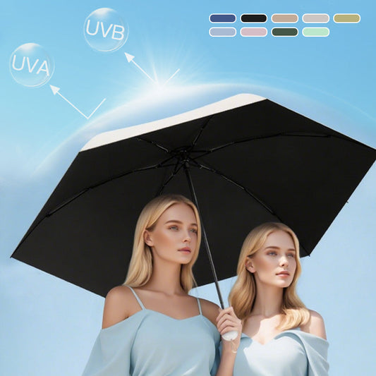 ✨ Ultra-lekki przenośny parasol przeciwsłoneczny – Ochrona UPF50+ przed słońcem i deszczem! ✨