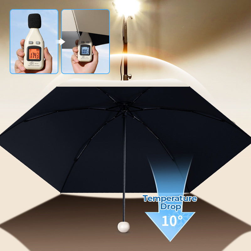 ✨ Ultra-lekki przenośny parasol przeciwsłoneczny – Ochrona UPF50+ przed słońcem i deszczem! ✨