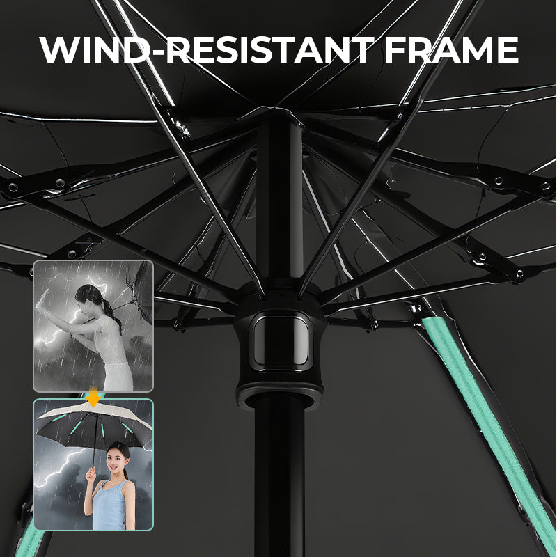 ✨ Ultra-lekki przenośny parasol przeciwsłoneczny – Ochrona UPF50+ przed słońcem i deszczem! ✨