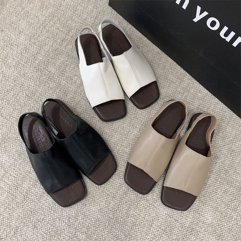 👡Letnia wyprzedaż✨Damskie sandały z odkrytym palcem w stylu retro
