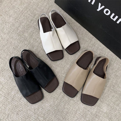 👡Letnia wyprzedaż✨Damskie sandały z odkrytym palcem w stylu retro