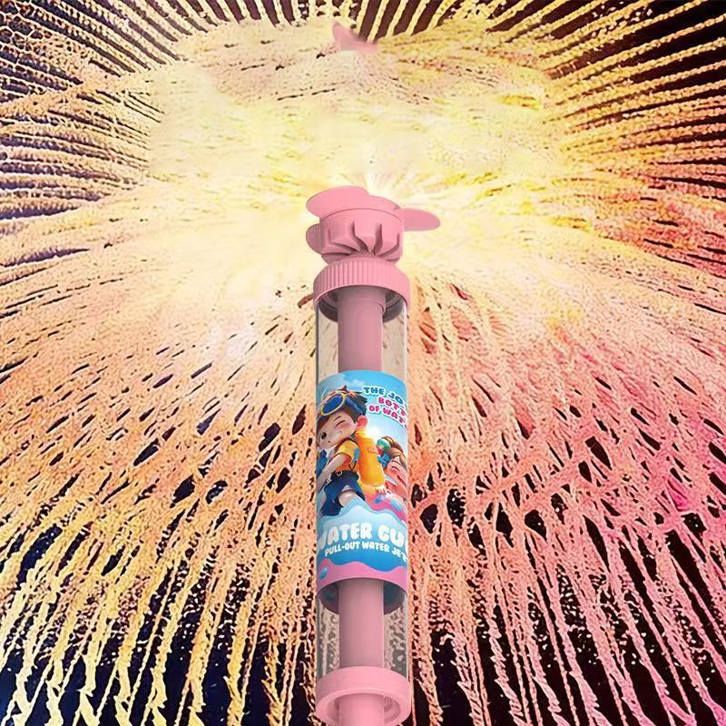 🌈 Świecący tęczowy pistolet na wodę | Letnia zabawa, która mieni się jak magia! ✨