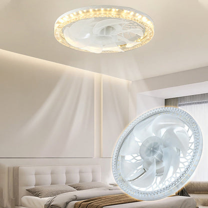 ✨ Lampa z Wentylatorem sufitowym 2w1 – Cicha, Sterowana Pilotem, Nowoczesna! ✨
