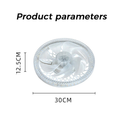 ✨ Lampa z Wentylatorem sufitowym 2w1 – Cicha, Sterowana Pilotem, Nowoczesna! ✨