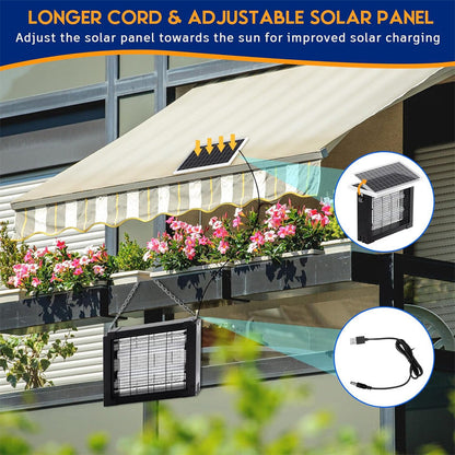 🏆Nowości 2026 – 50% zniżki!🔥Wysokowydajna solarna pułapka na owady 3500 V do użytku wewnątrz i na zewnątrz | Zwalczaj komary w dzień i w nocy – zasilana energią słoneczną, bez substancji chemicznych, natychmiastowe zabijanie przy napięciu 3500 V ⚡🦟✨