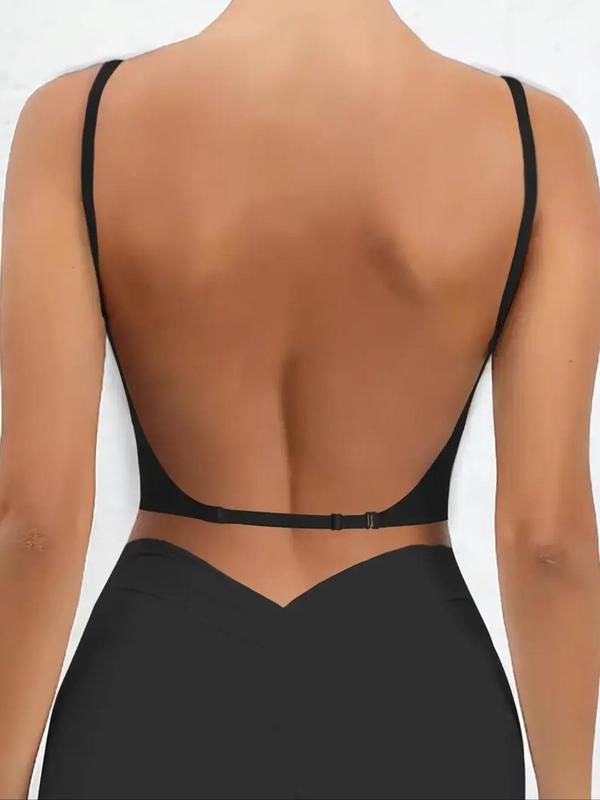 👙🌹 50% RABATU! Biustonosz bez szwów z odkrytymi plecami w kształcie litery U – niewidoczny, wygodny i idealny pod obcisłe ubrania 💫