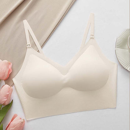 👙🌹 50% RABATU! Biustonosz bez szwów z odkrytymi plecami w kształcie litery U – niewidoczny, wygodny i idealny pod obcisłe ubrania 💫