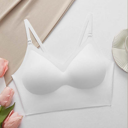 👙🌹 50% RABATU! Biustonosz bez szwów z odkrytymi plecami w kształcie litery U – niewidoczny, wygodny i idealny pod obcisłe ubrania 💫