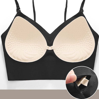 👙🌹 50% RABATU! Biustonosz bez szwów z odkrytymi plecami w kształcie litery U – niewidoczny, wygodny i idealny pod obcisłe ubrania 💫