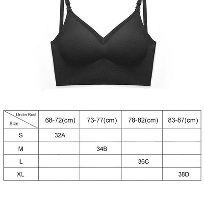 👙🌹 50% RABATU! Biustonosz bez szwów z odkrytymi plecami w kształcie litery U – niewidoczny, wygodny i idealny pod obcisłe ubrania 💫
