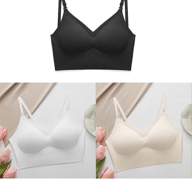 👙🌹 50% RABATU! Biustonosz bez szwów z odkrytymi plecami w kształcie litery U – niewidoczny, wygodny i idealny pod obcisłe ubrania 💫