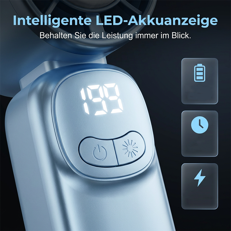 ✨ Przenośny Wentylator Turbo Mini – Szybkie Chłodzenie, Cichy i Poręczny! ✨