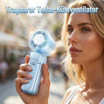 ✨ Przenośny Wentylator Turbo Mini – Szybkie Chłodzenie, Cichy i Poręczny! ✨