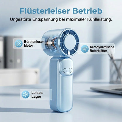 ✨ Przenośny Wentylator Turbo Mini – Szybkie Chłodzenie, Cichy i Poręczny! ✨