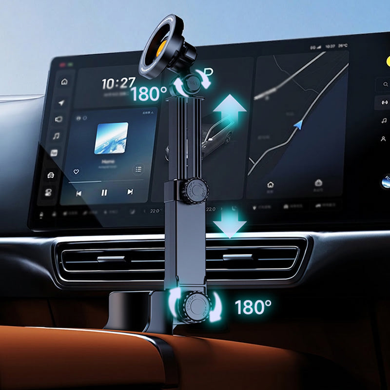 📱🥤 Uchwyt na napoje i telefon do auta – 360°, wygodna obsługa, uniwersalny – Płatność przy odbiorze 🚗✨