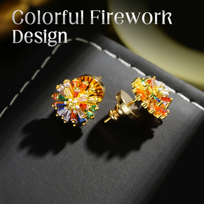 🔥 Dopóki starczy towaru – 50% ZNIŻKI! 🎉 Kolorowe kolczyki typu „firework” (sztuczki ogniowe) dla kobiet