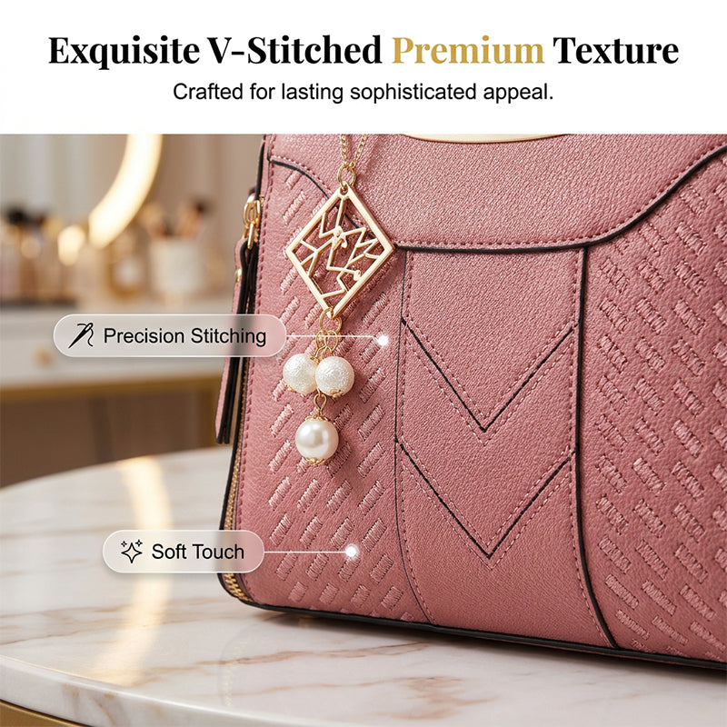 💞Elegancka damska torebka z paskiem na ramię👜