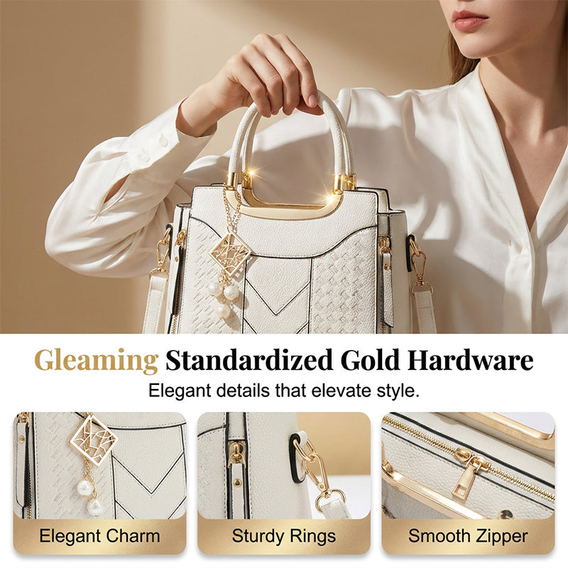 💞Elegancka damska torebka z paskiem na ramię👜