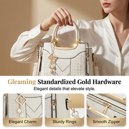 💞Elegancka damska torebka z paskiem na ramię👜