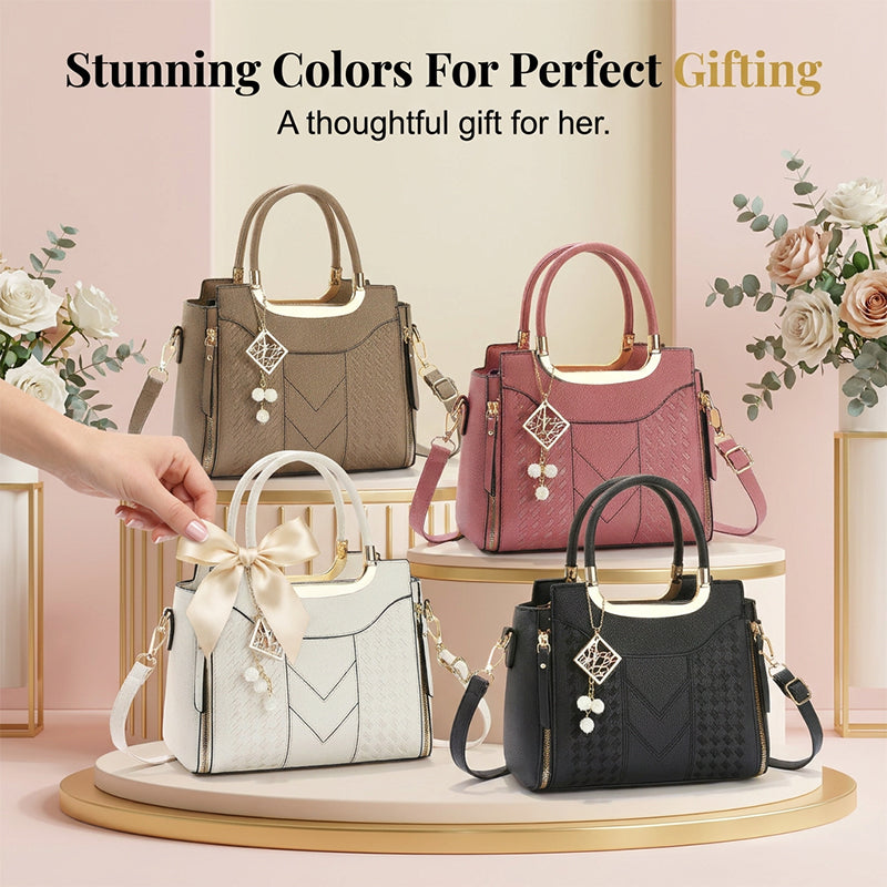 💞Elegancka damska torebka z paskiem na ramię👜
