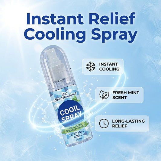 🥳WYPRZEDAŻ 2026🥳💞Ponad 50 tys. sprzedanych egzemplarzy!❄️💨 50% ZNIŻKI! Długotrwały spray chłodzący – natychmiastowy lodowaty powiew, miętowa świeżość. Pokonaj upał w kilka sekund. Idealny na letnie dni i treningi! 🌞🧊