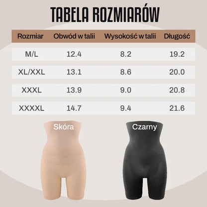 Spodnie z wysokim stanem na brzuchu