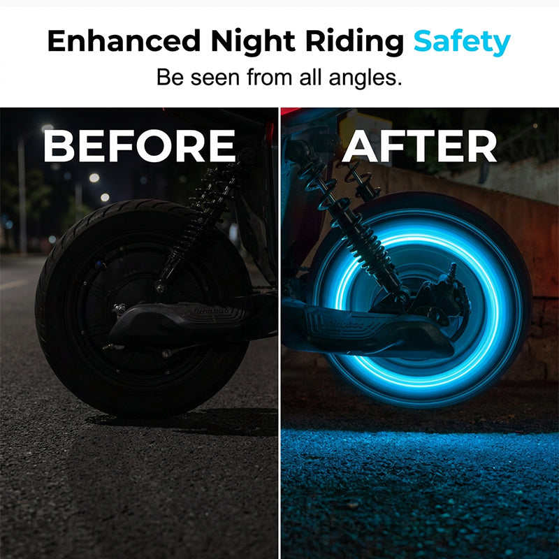 Bezkablowa lampka na zakrętkę zaworu opony do motocykla
