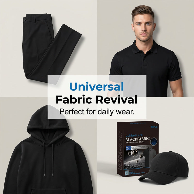 👕🖤 Środek do przywracania czerni ubrań (głęboki, lśniący czarny) – stare ubrania jak nowe po jednym praniu