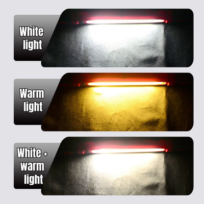 💡 TERAZ 50% ZNIŻKI! 🔧 Lampa robocza LED o mocy 3000 lm z podstawką magnetyczną i haczykiem do zawieszenia – akumulator 5200 mAh – idealna do warsztatu, garażu lub samochodu – niezawodny pomocnik przy każdej naprawie 🔋