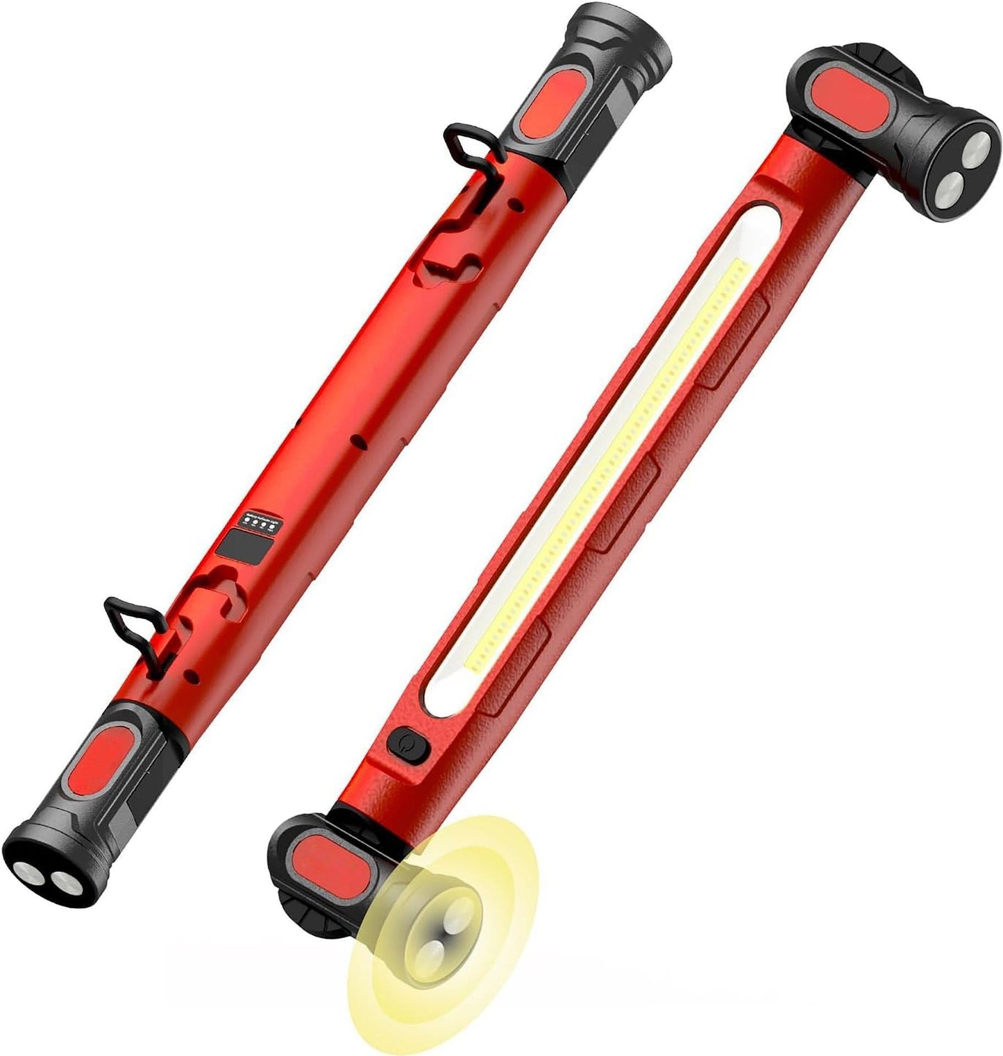 💡 TERAZ 50% ZNIŻKI! 🔧 Lampa robocza LED o mocy 3000 lm z podstawką magnetyczną i haczykiem do zawieszenia – akumulator 5200 mAh – idealna do warsztatu, garażu lub samochodu – niezawodny pomocnik przy każdej naprawie 🔋