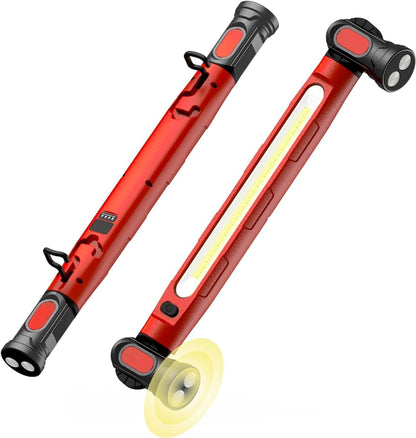 💡 TERAZ 50% ZNIŻKI! 🔧 Lampa robocza LED o mocy 3000 lm z podstawką magnetyczną i haczykiem do zawieszenia – akumulator 5200 mAh – idealna do warsztatu, garażu lub samochodu – niezawodny pomocnik przy każdej naprawie 🔋