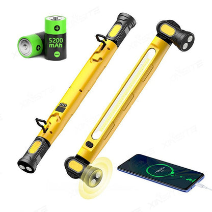 💡 TERAZ 50% ZNIŻKI! 🔧 Lampa robocza LED o mocy 3000 lm z podstawką magnetyczną i haczykiem do zawieszenia – akumulator 5200 mAh – idealna do warsztatu, garażu lub samochodu – niezawodny pomocnik przy każdej naprawie 🔋