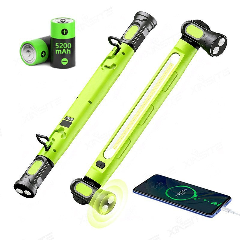 💡 TERAZ 50% ZNIŻKI! 🔧 Lampa robocza LED o mocy 3000 lm z podstawką magnetyczną i haczykiem do zawieszenia – akumulator 5200 mAh – idealna do warsztatu, garażu lub samochodu – niezawodny pomocnik przy każdej naprawie 🔋