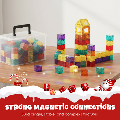 ✨ Klocki magnetyczne dla dzieci – Rozwiń wyobraźnię i umiejętności Twojego dziecka! ✨