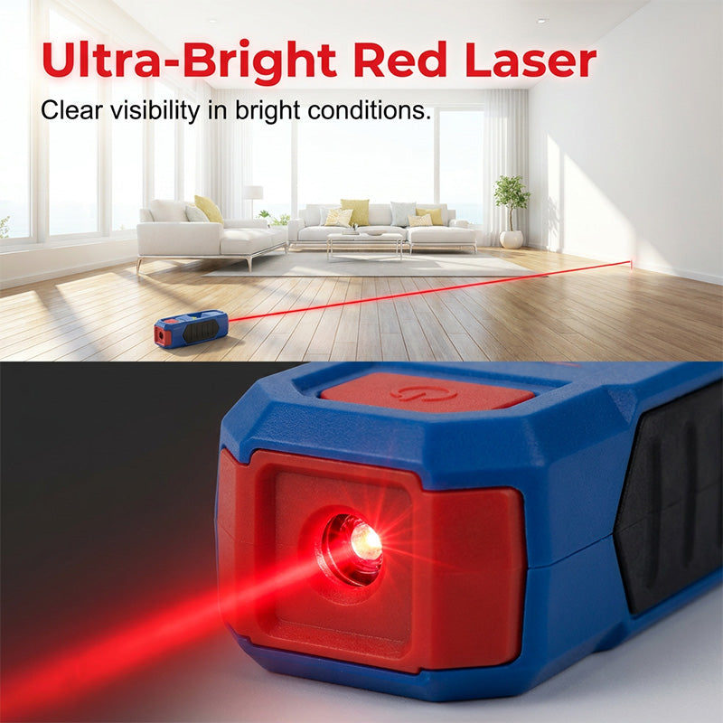 Magnetyczna poziomica laserowa i wykrywacz słupków 3 w 1