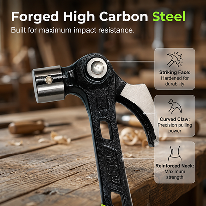 🔨 Młot wielofunkcyjny – 50% ZNIŻKI! OFERTA LIMITOWANA!💪 Hartowana stal, regulowany kąt, antypoślizgowy uchwyt – idealny do budowy, rozbiórki i majsterkowania. ✨Trwały i niezawodny! 🛠️