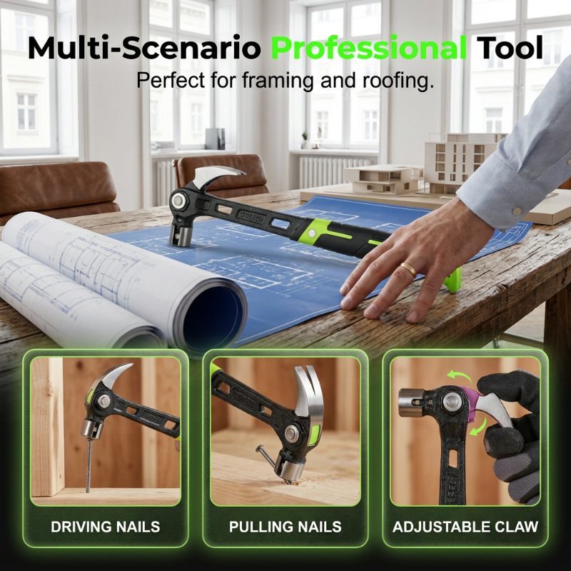 🔨 Młot wielofunkcyjny – 50% ZNIŻKI! OFERTA LIMITOWANA!💪 Hartowana stal, regulowany kąt, antypoślizgowy uchwyt – idealny do budowy, rozbiórki i majsterkowania. ✨Trwały i niezawodny! 🛠️