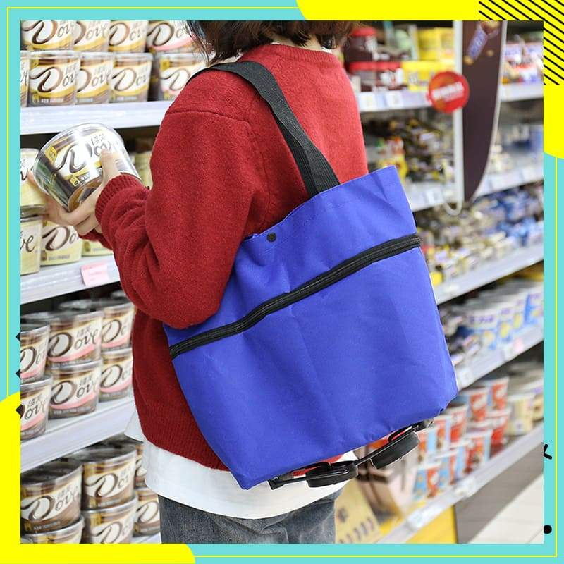🛒 Składany wózek na zakupy 2w1 – 50% ZNIŻKI! OFERTA LIMITOWANA!💪✨ Lekki, składany i pojemny – Funkcja 2w1: torba + wózek. Łatwy w przenoszeniu i przechowywaniu. Twoje zakupy będą lżejsze! 🛍️