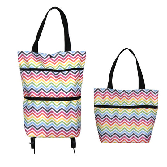 🛒 Składany wózek na zakupy 2w1 – 50% ZNIŻKI! OFERTA LIMITOWANA!💪✨ Lekki, składany i pojemny – Funkcja 2w1: torba + wózek. Łatwy w przenoszeniu i przechowywaniu. Twoje zakupy będą lżejsze! 🛍️